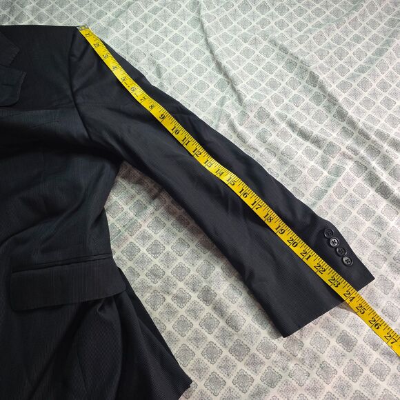 Canali Men's Virgin Wool Navy Blazer 42R - Picture 13 of 15